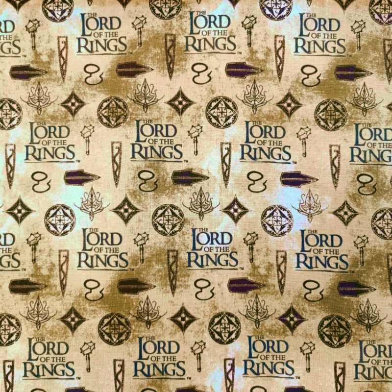 100% Cotton - Lord of the Ring - Icons